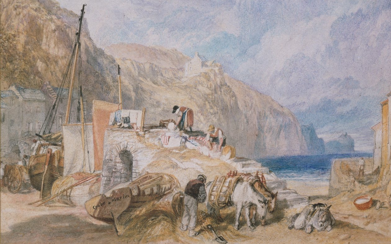 كومب مارتن ، ديفونشاير ، c1824 بواسطة جوزيف مالورد وليام تورنر