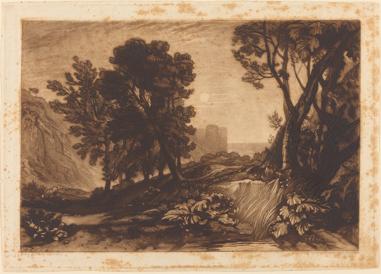 Solitude ، تم نشره عام 1814. بواسطة جوزيف مالورد وليام تورنر