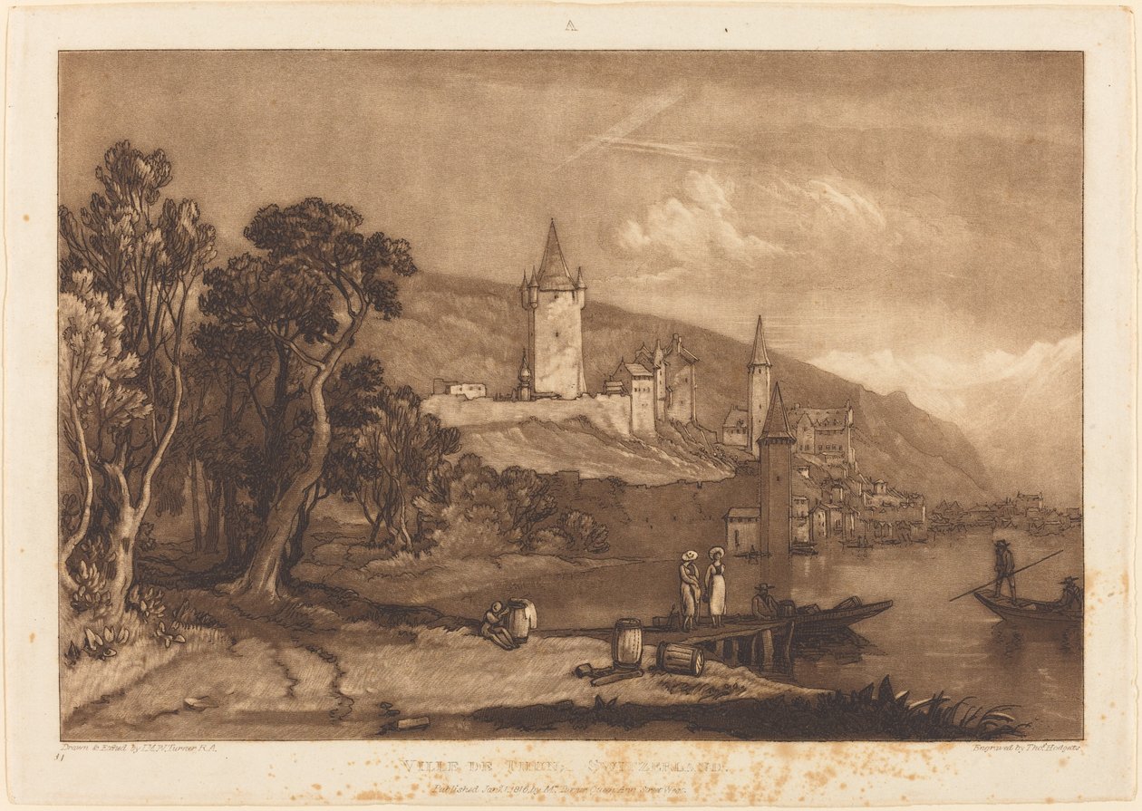مدينة ثون ، نُشرت عام 1816. بواسطة جوزيف مالورد وليام تورنر