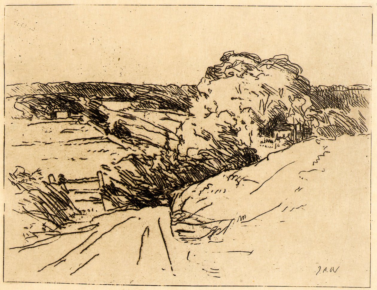 أرض النود بواسطة J. Alden Weir