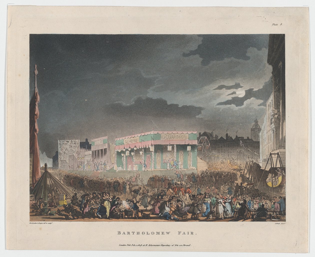 معرض بارثولوميو ، 1 فبراير 1808 ، 1 فبراير 1808. بواسطة جيه. بلوك