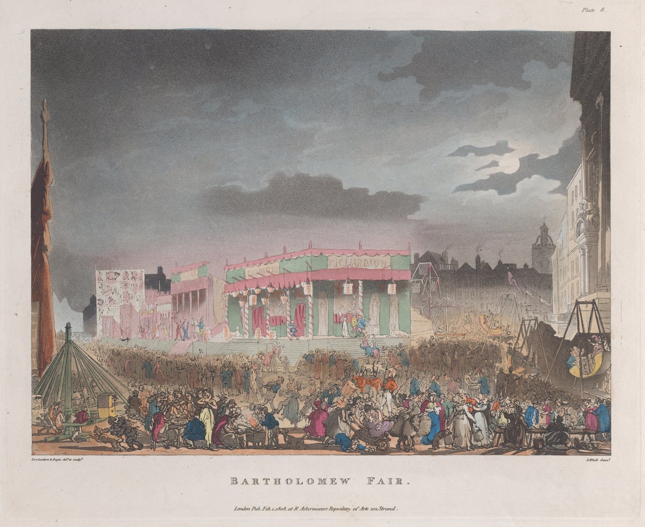 معرض بارثولوميو ، 1 فبراير 1808 ، 1 فبراير 1808. بواسطة جيه. بلوك