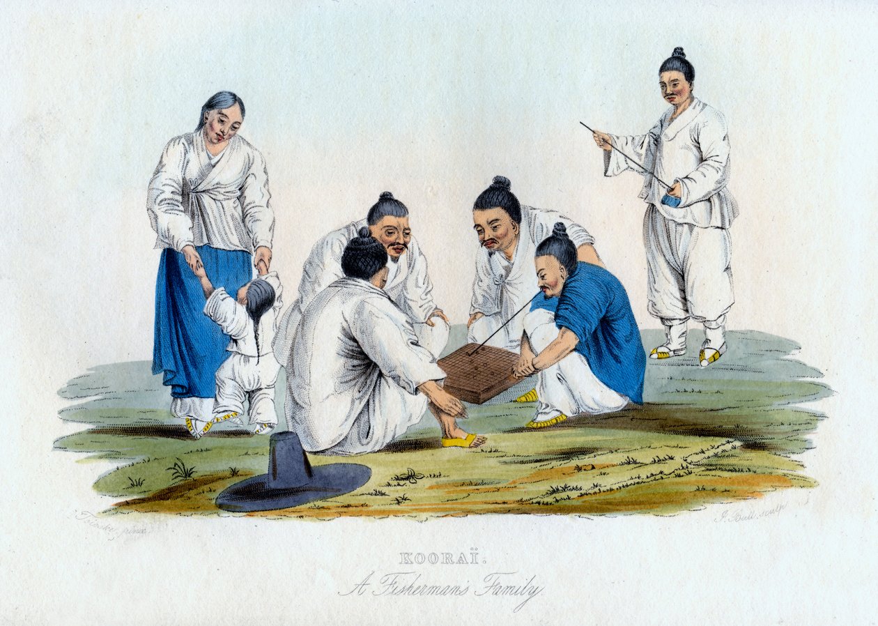Koorai ، عائلة الصيادين ، 1848. بواسطة جيه بول