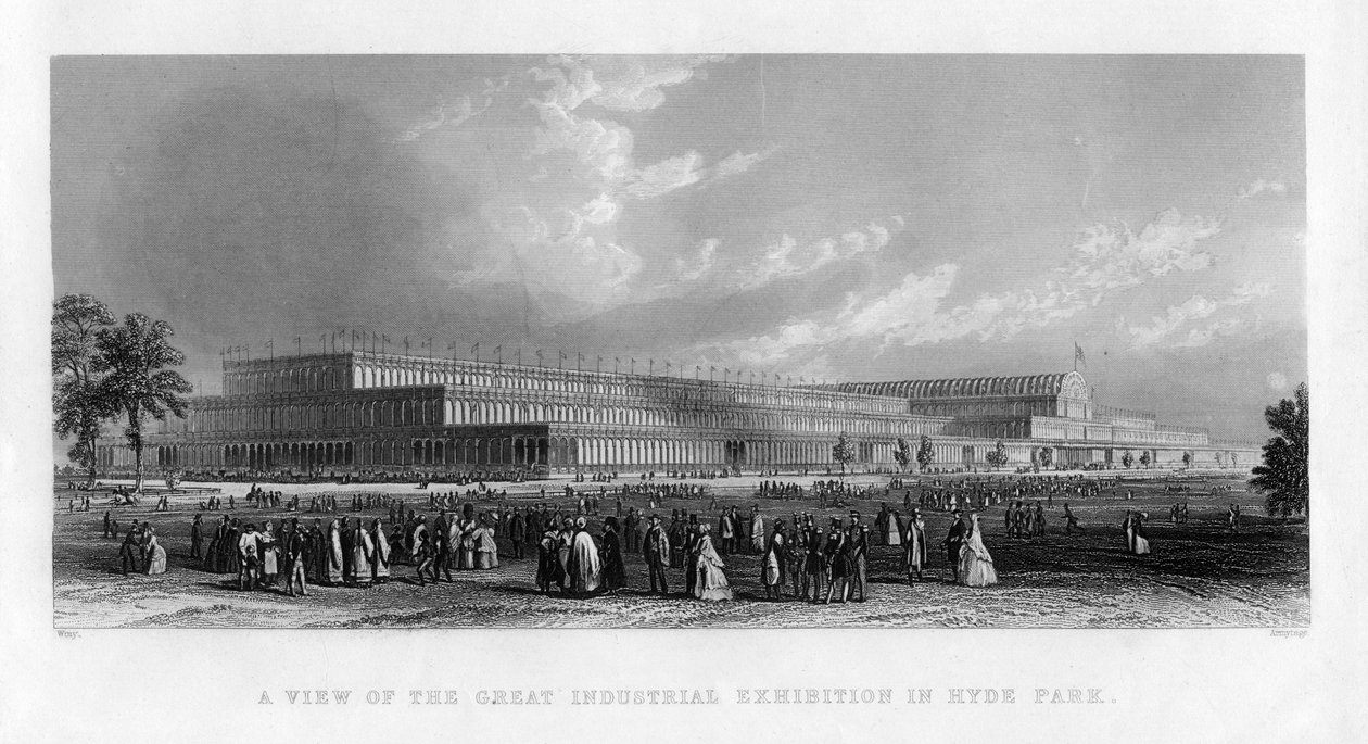 المعرض الكبير ، هايد بارك ، لندن ، 1851. بواسطة أيام الجيش JC