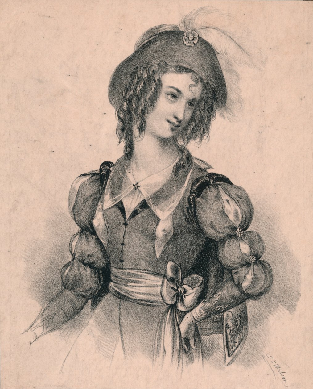 "روزاليند" ، c1830s. بواسطة جي سي ويلسون
