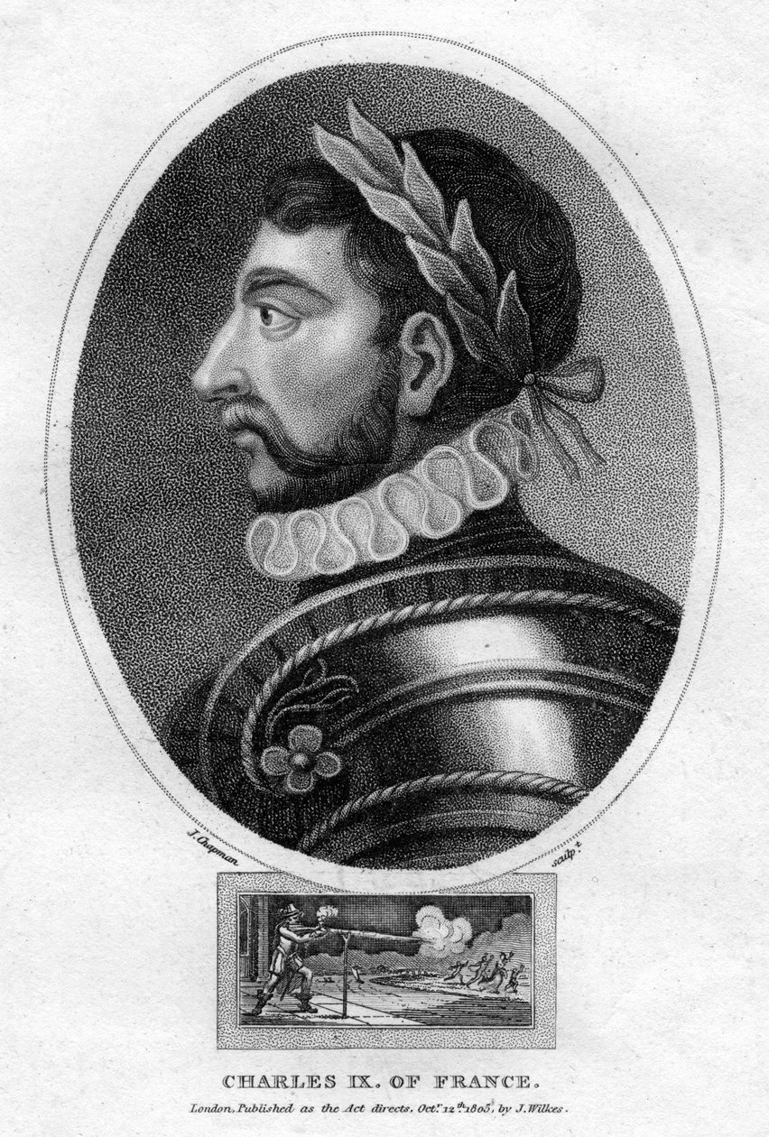 تشارلز التاسع ملك فرنسا 1805. بواسطة جيه تشابمان