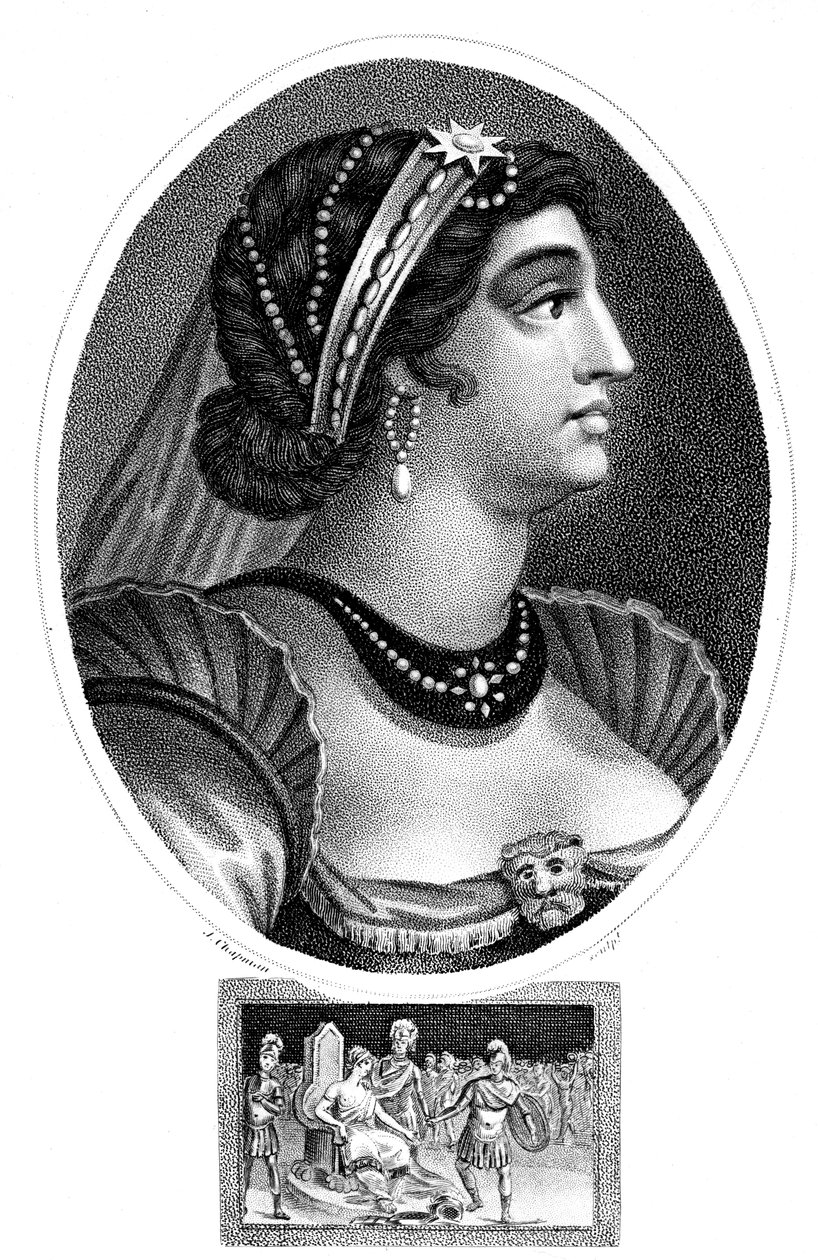 كليوباترا ملكة مصر 1804. بواسطة جيه تشابمان