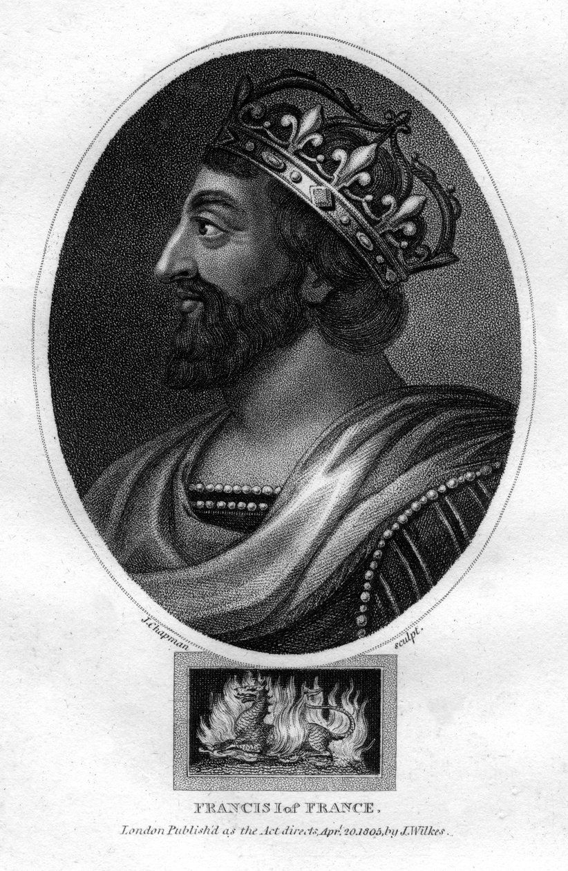 فرانسيس الأول ، ملك فرنسا ، 1805. بواسطة جيه تشابمان