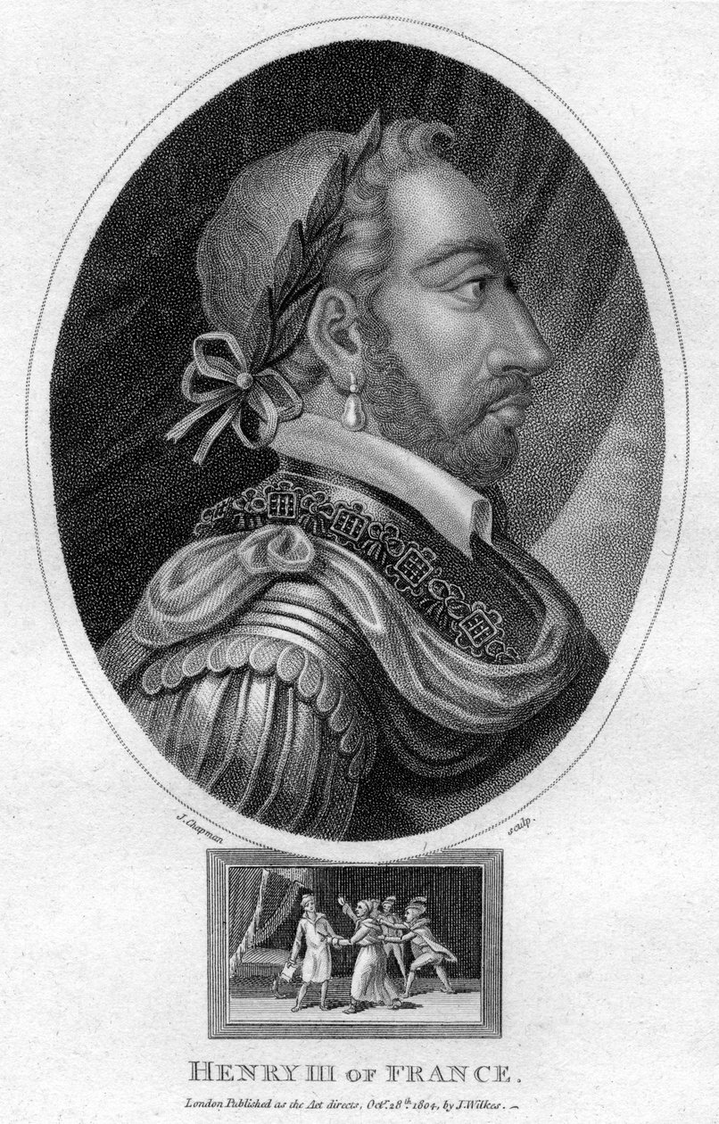 هنري الثالث ، ملك فرنسا ، 1804. بواسطة جيه تشابمان