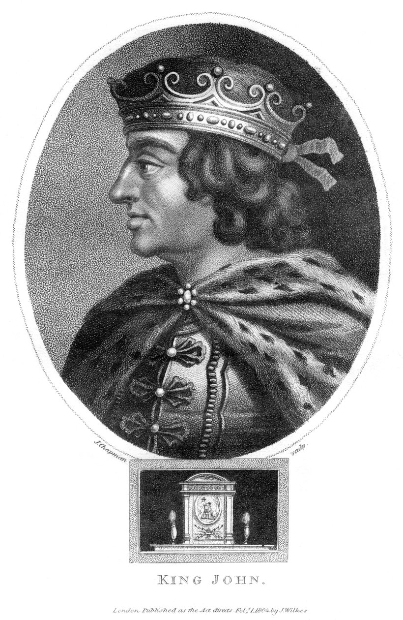 الملك جون 1167-1216 ، 1804. بواسطة جيه تشابمان