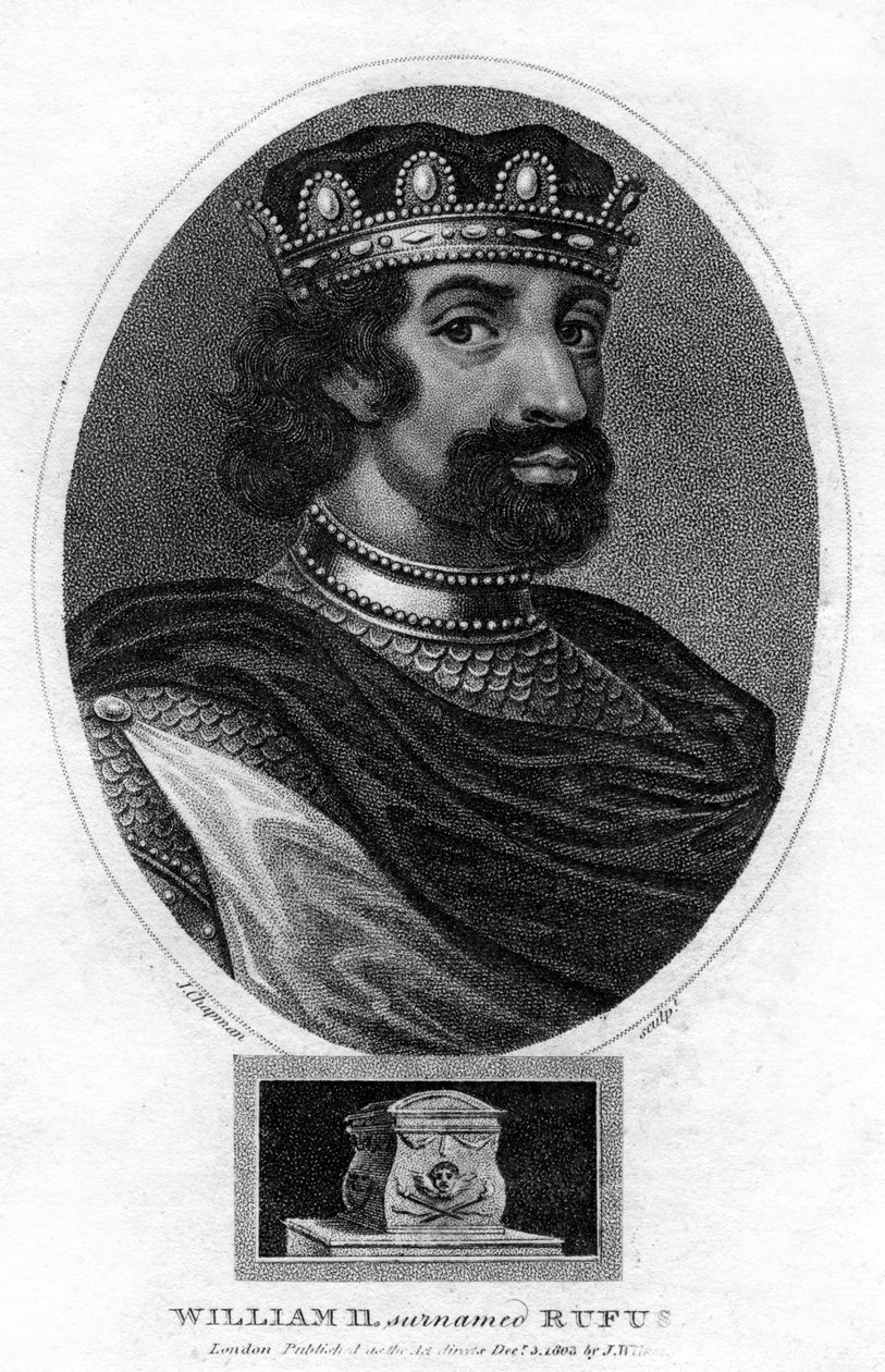 ملك إنجلترا ويليام الثاني ، 1803. بواسطة جيه تشابمان