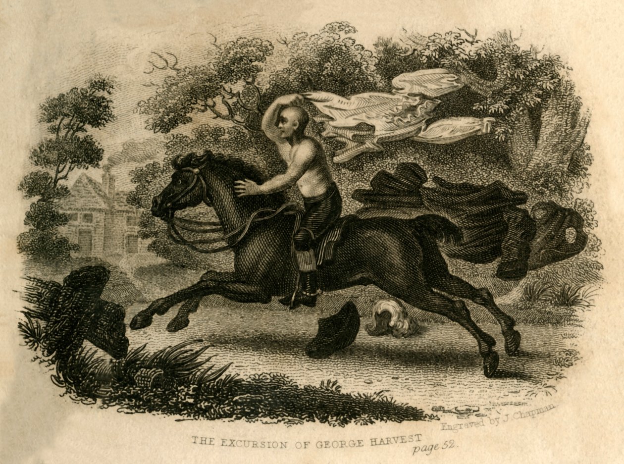 رحلة جورج هارفست ، 1821. بواسطة جيه تشابمان