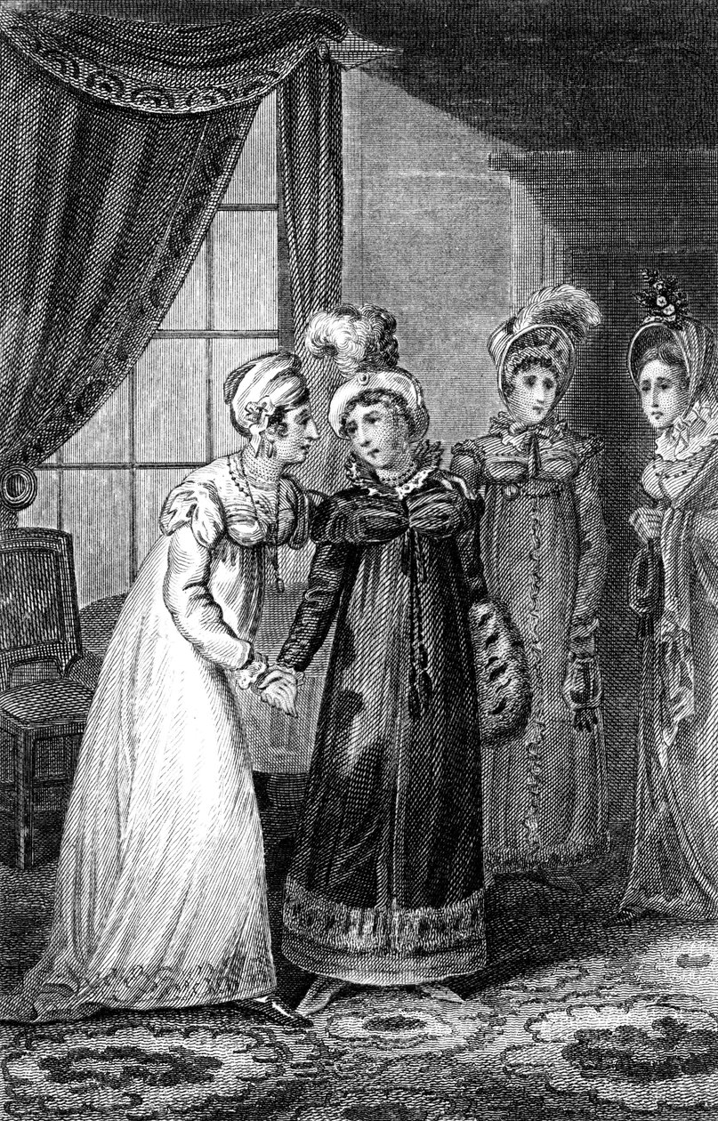 المقابلة الأخيرة بين صاحبة الجلالة والأميرة شارلوت ، 1820. بواسطة جيه تشابمان