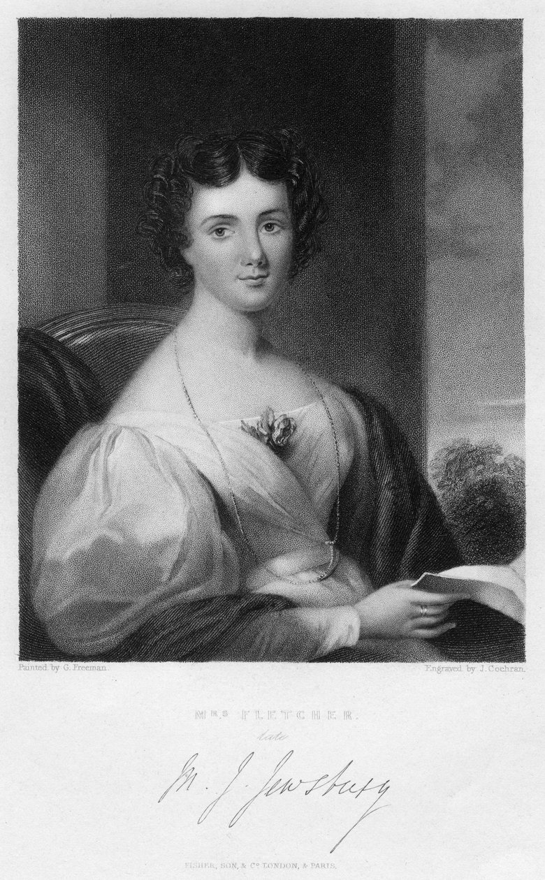 السيدة فليتشر ، c1830s. بواسطة ج. كوكران