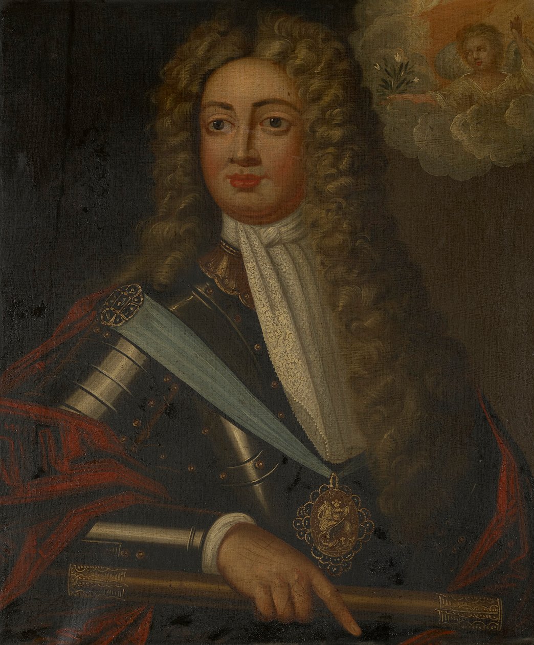 جورج أمير الدنمارك (1653-1708) وقرينة الملكة آن ملكة إنجلترا (1665-1714) بواسطة جيه كوبر
