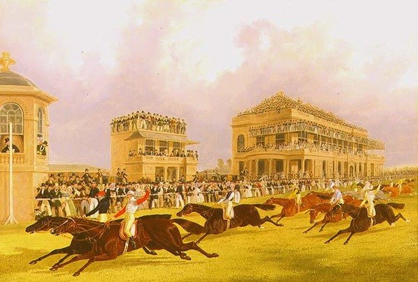 The Dead Heat for the Doncaster Great St. Leger Stakes بين 'Charles XII' و 'إقليدس' بواسطة جي إف وبولارد جيمس هيرينج سنر.