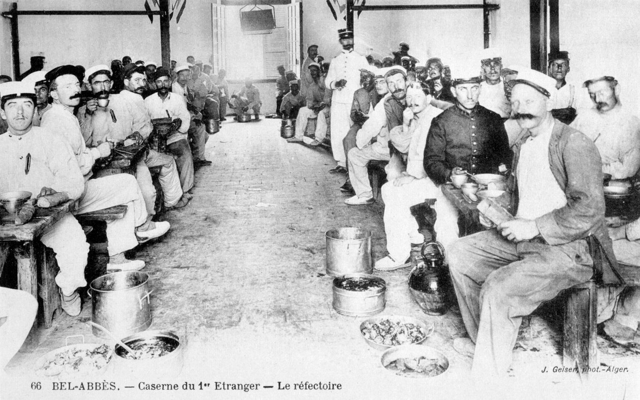 الفيلق الأجنبي الفرنسي ، سيدي بلعباس ، الجزائر ، 1910. بواسطة جيزر