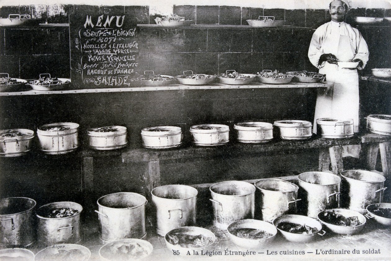 الفيلق الأجنبي الفرنسي ، سيدي بلعباس ، الجزائر ، 1910. بواسطة جيزر