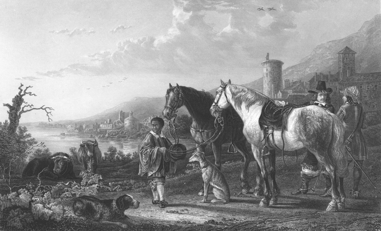 The Slave-Page، c1854. بواسطة جودفري