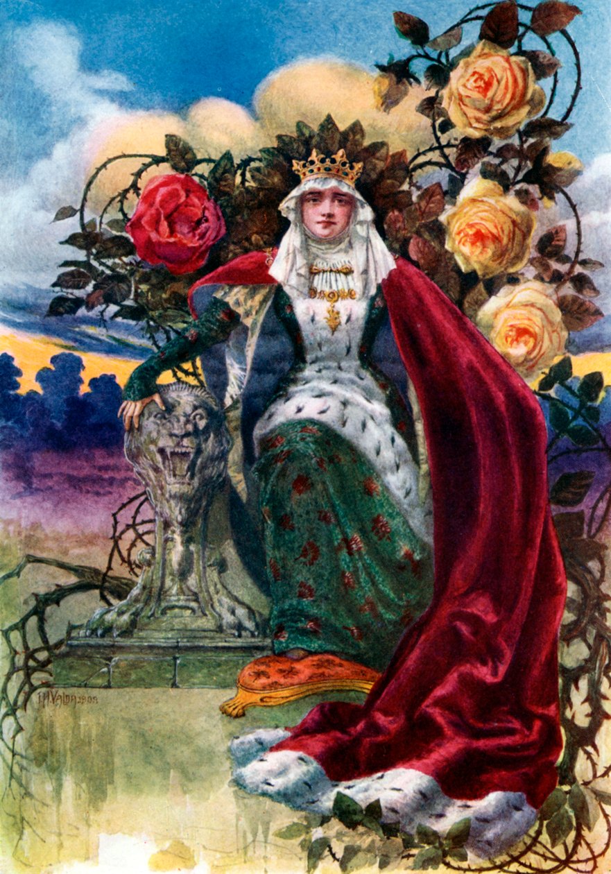 ملكة الورود ، 1908-1909. بواسطة JH Valda