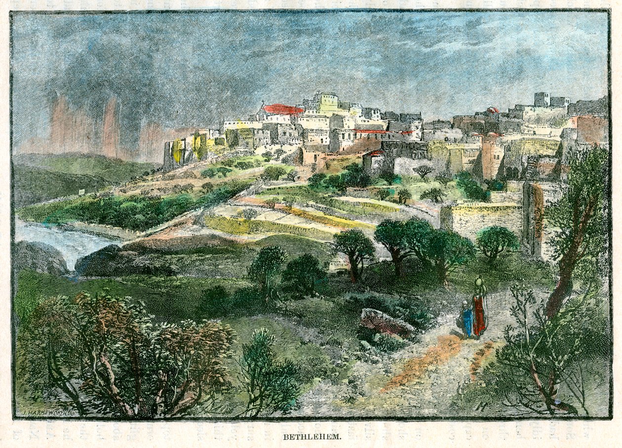 بيت لحم ، فلسطين ، 1885. بواسطة J هارمسورث