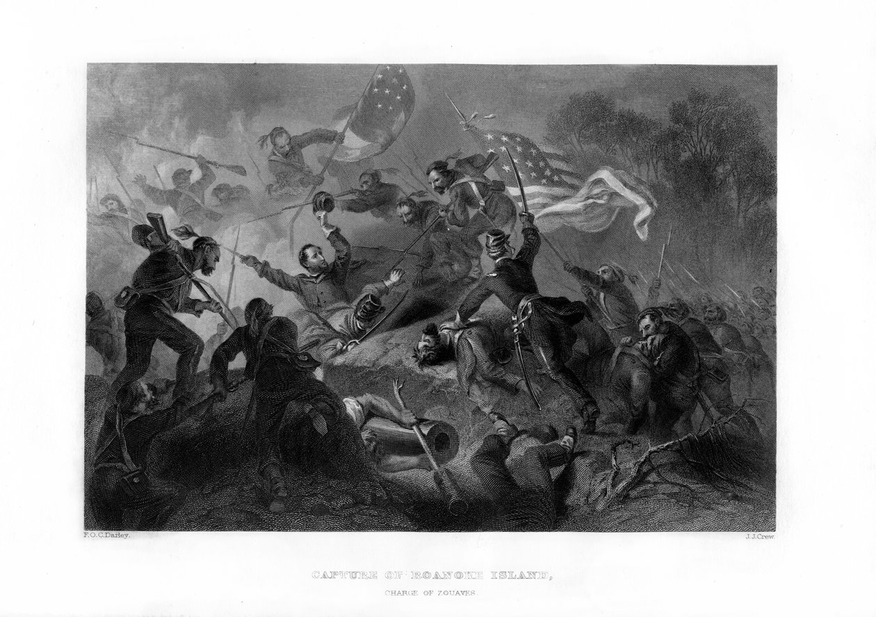 المسؤول عن الزواف ، الاستيلاء على جزيرة رونوك ، نورث كارولينا ، 1862-1867. بواسطة طاقم JJ