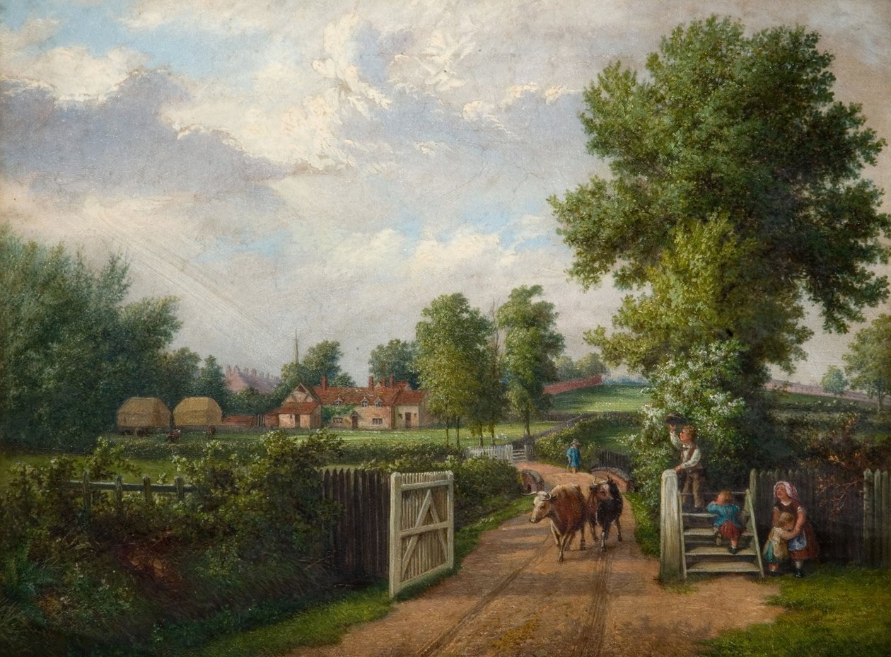 مزرعة هند سباركهيل ، برمنغهام ، 1870. بواسطة J. جولي