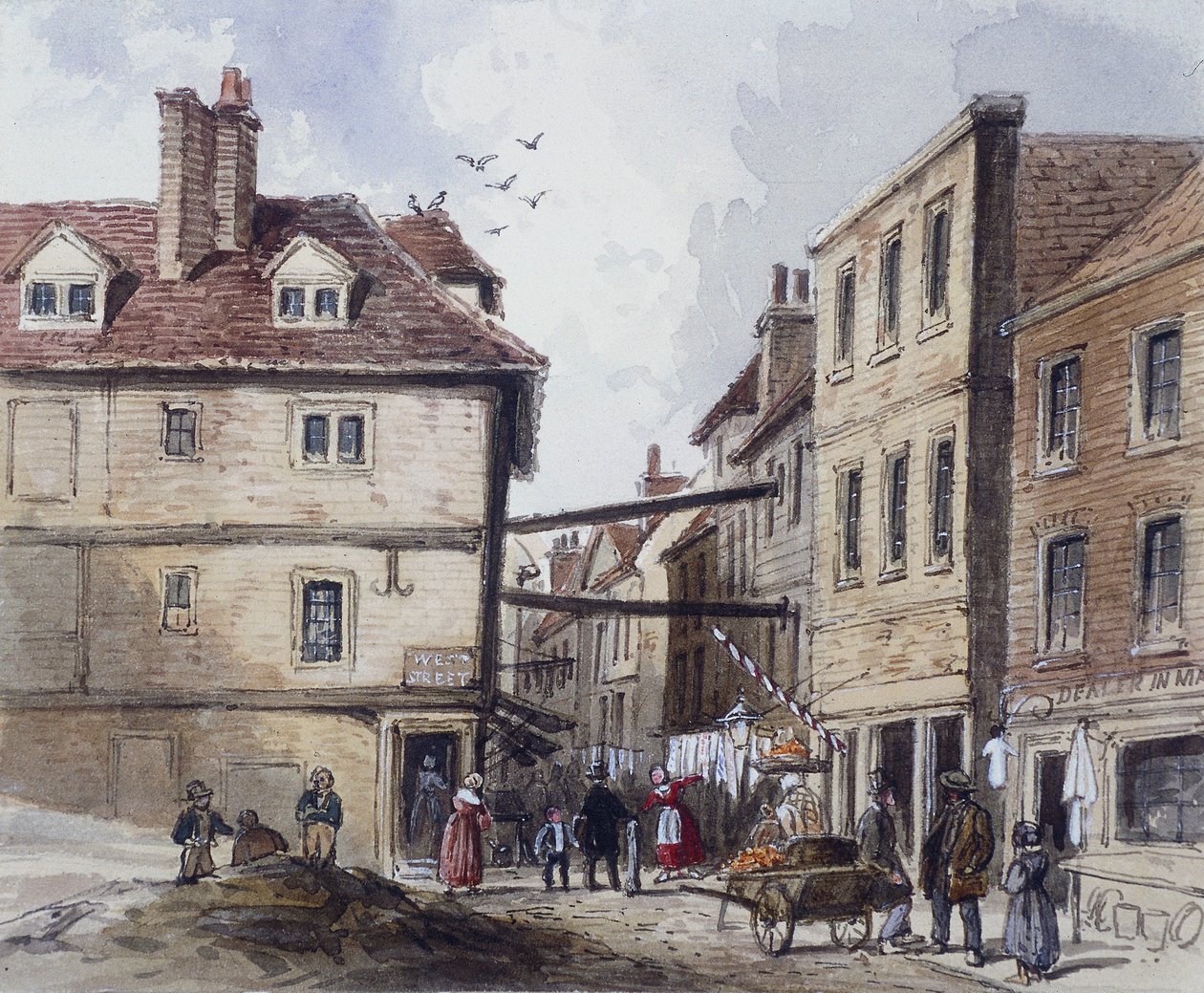 تشيك لين ، لندن ، c1840 بواسطة ياء موند