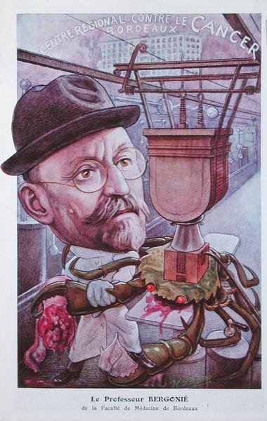 البروفيسور جان ألبان بيرجوني (1857-1925) من كلية الطب في بوردو ، من "Chanteclair" بواسطة J P. Frantz