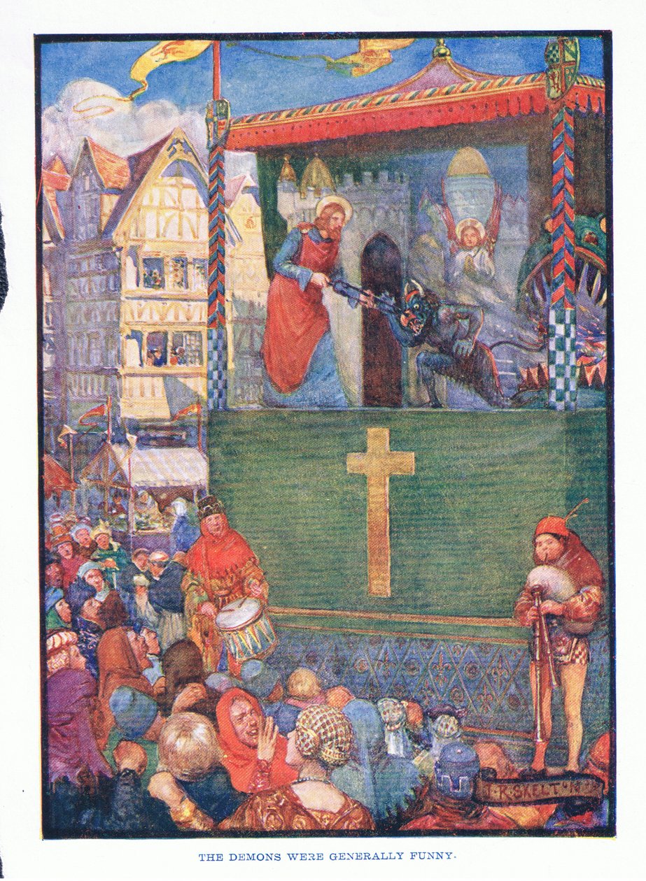 كانت الشياطين مضحكة بشكل عام ، من حانة الأدب الإنجليزي. بواسطة TC & EC Jack ، c.1920 بواسطة JR Skelton