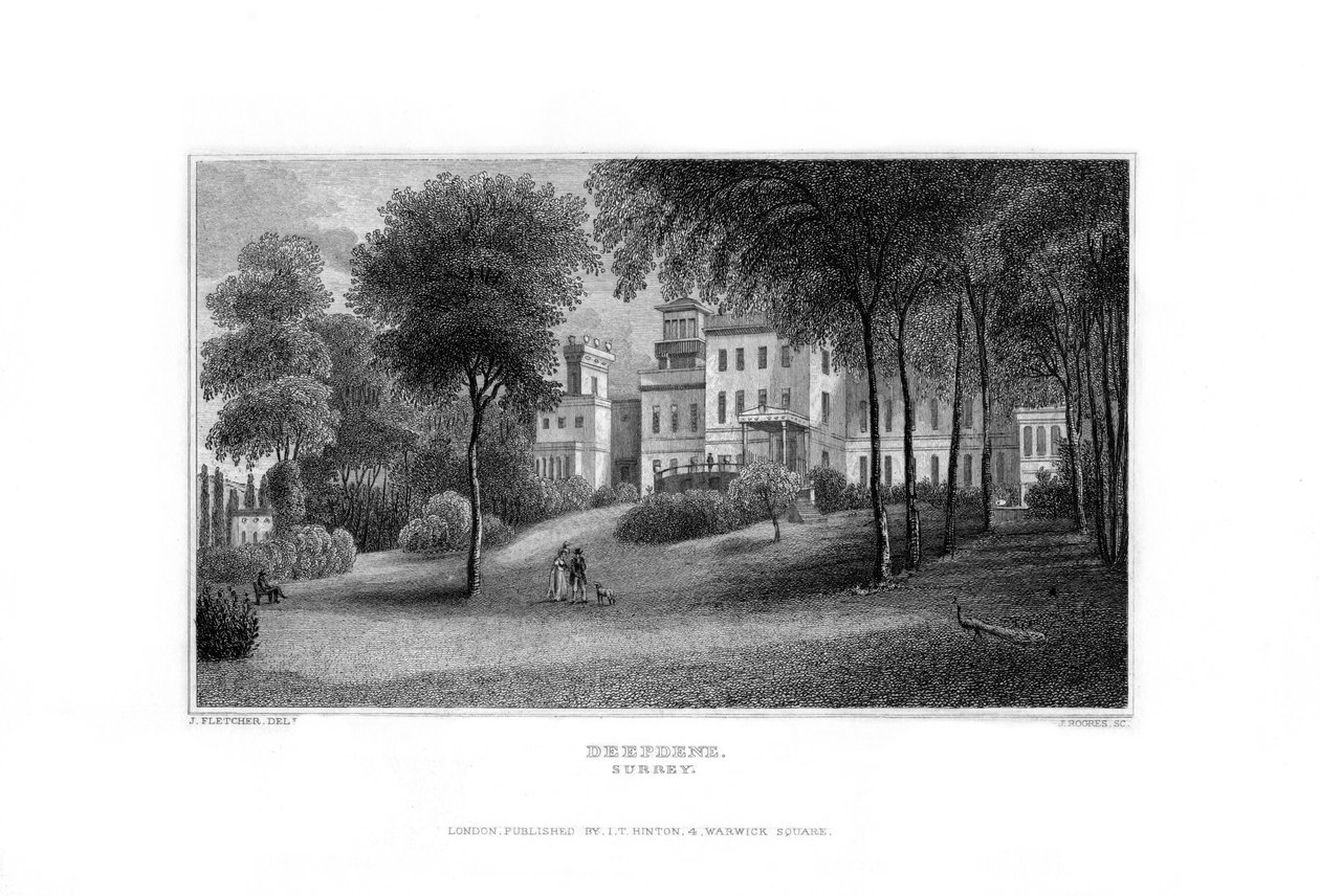 Deepdene ، Dorking ، Surrey ، 1829. بواسطة جيه روجرز