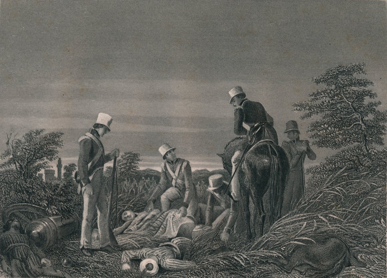 العثور على ألوان الفوج الرابع والعشرين بعد معركة تشيليانوالا ، يناير 1849. بواسطة جيه روجرز