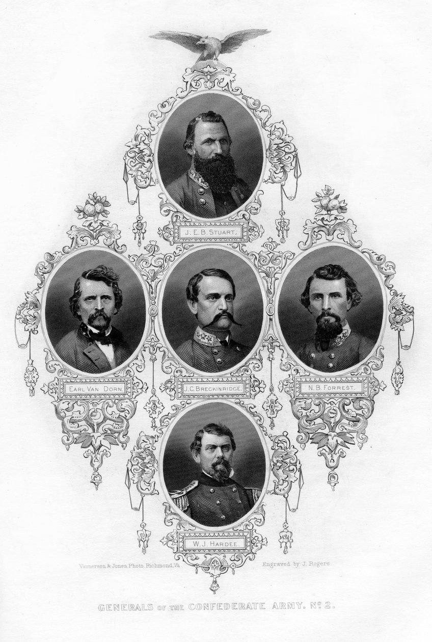 جنرالات الجيش الكونفدرالي ، 1862-1867. بواسطة جيه روجرز