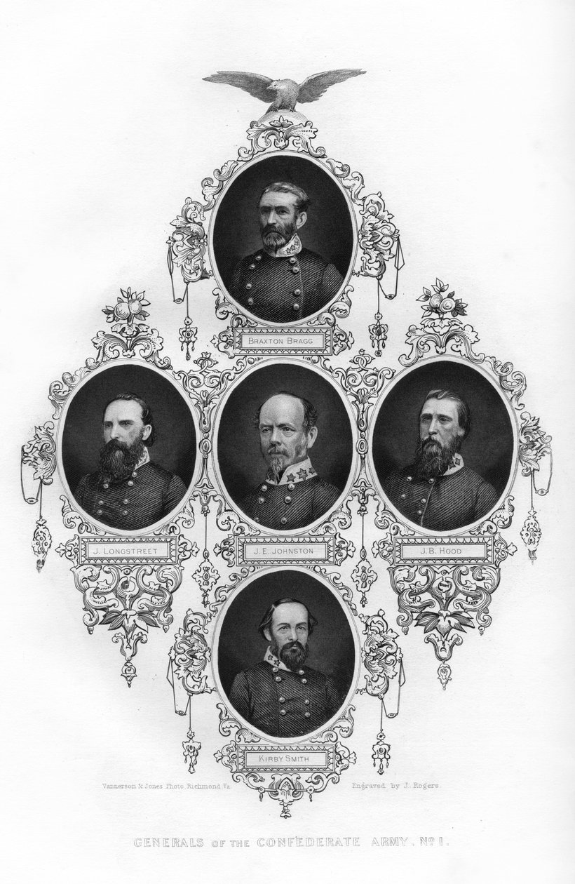 جنرالات الجيش الكونفدرالي ، 1862-1867. بواسطة جيه روجرز