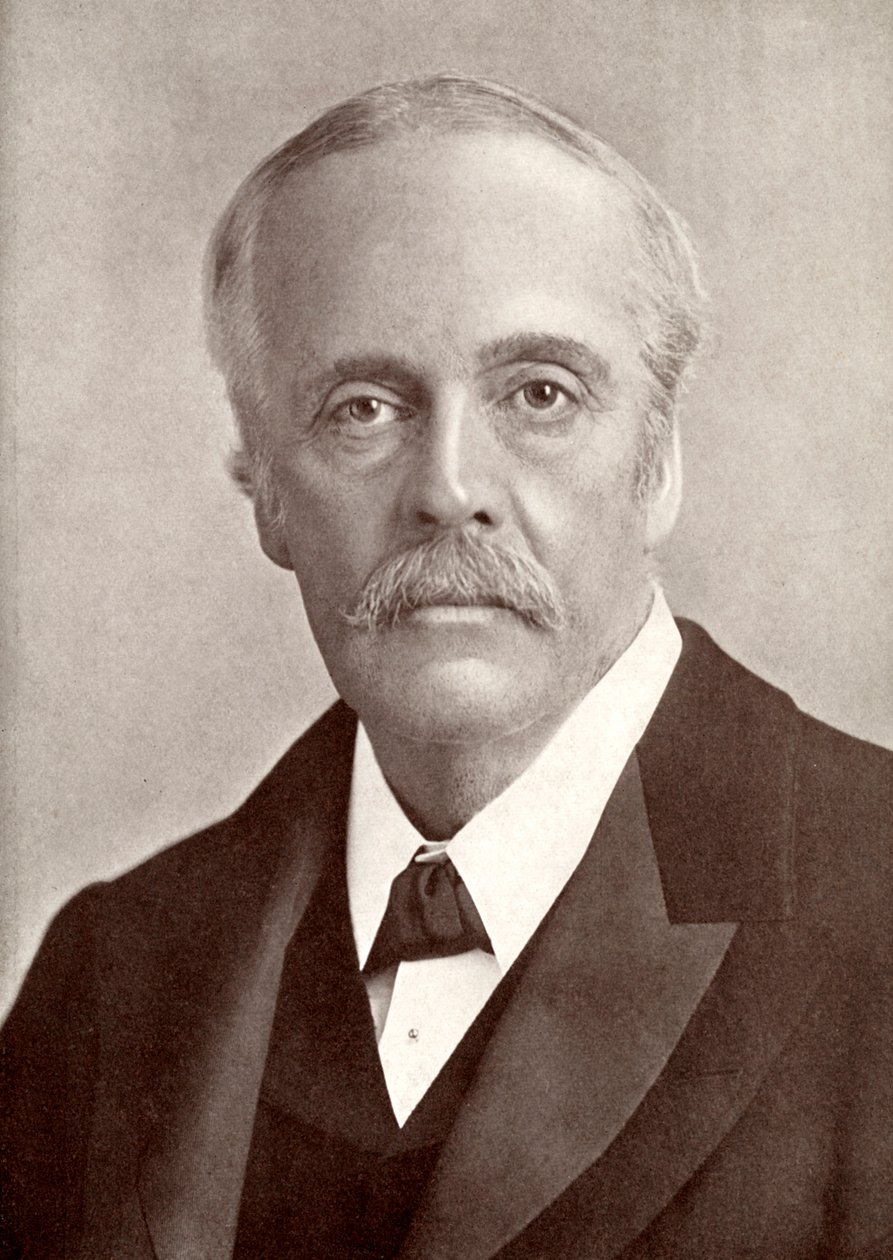 آرثر جيمس بلفور ، إيرل بلفور الأول ، رجل الدولة البريطاني ورئيس الوزراء ، 1912. بواسطة J راسل وأولاده
