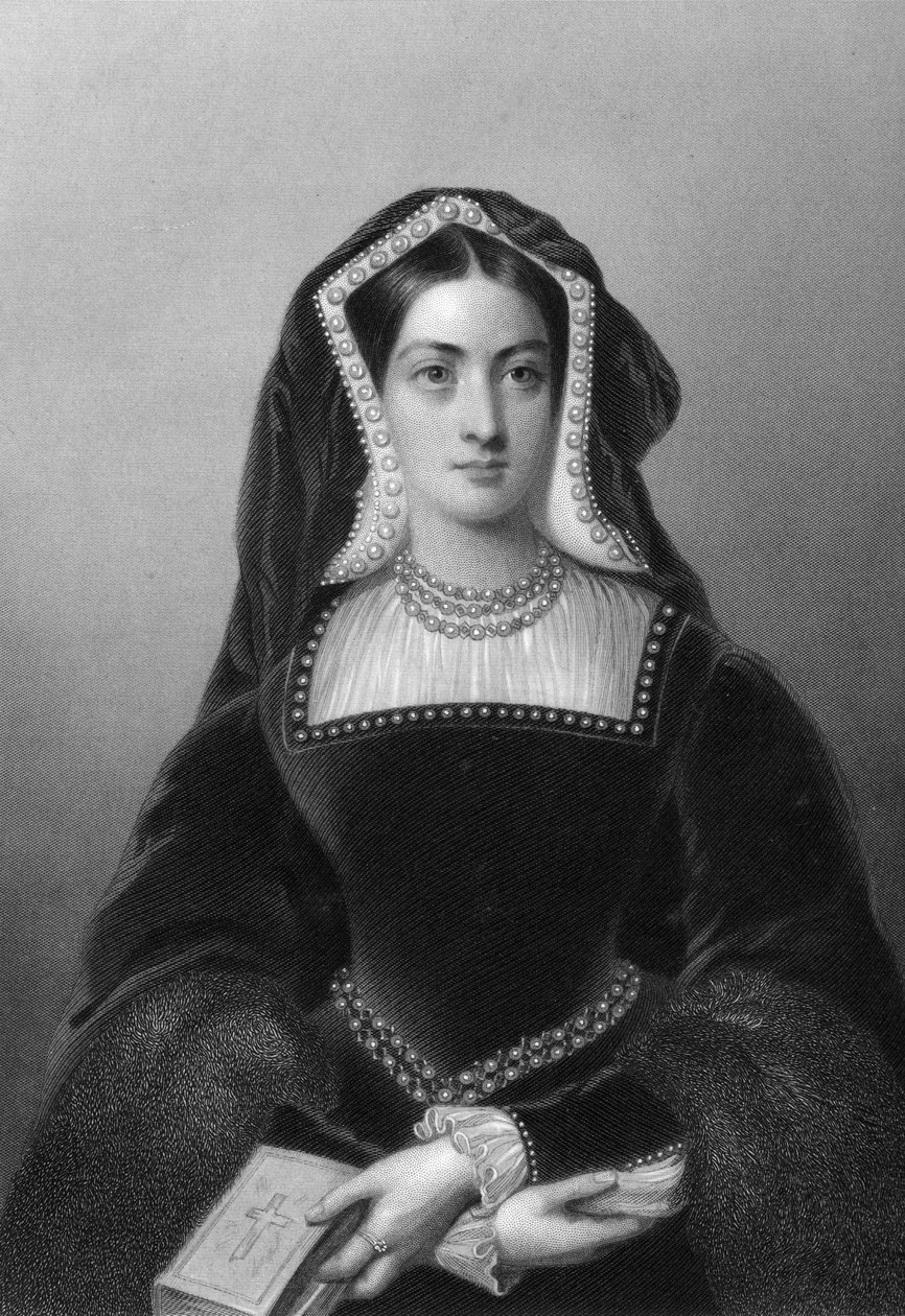 كاثرين أراغون 1485-1536 ، الزوجة الأولى للملك هنري الثامن ، 1851. بواسطة جي دبليو نايت