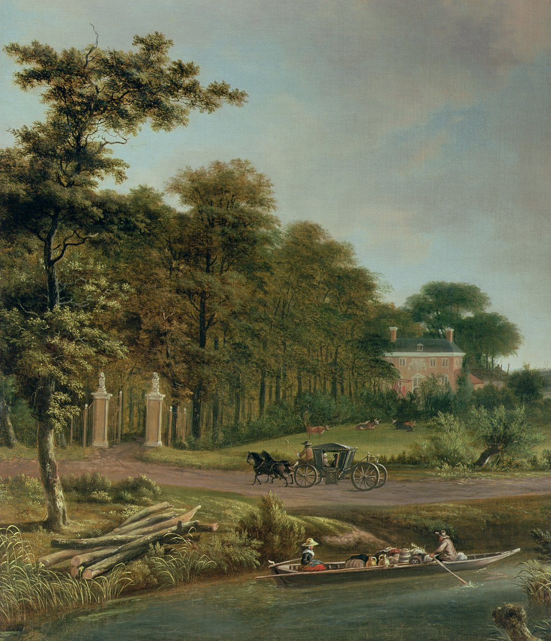 منزل ريفي بواسطة J. and Velde، A.van Hackaert