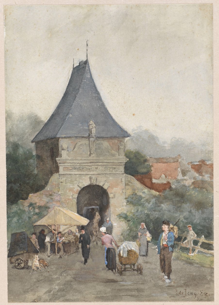 Veerpoort في شونهوفن بواسطة J. de Jong Ezn