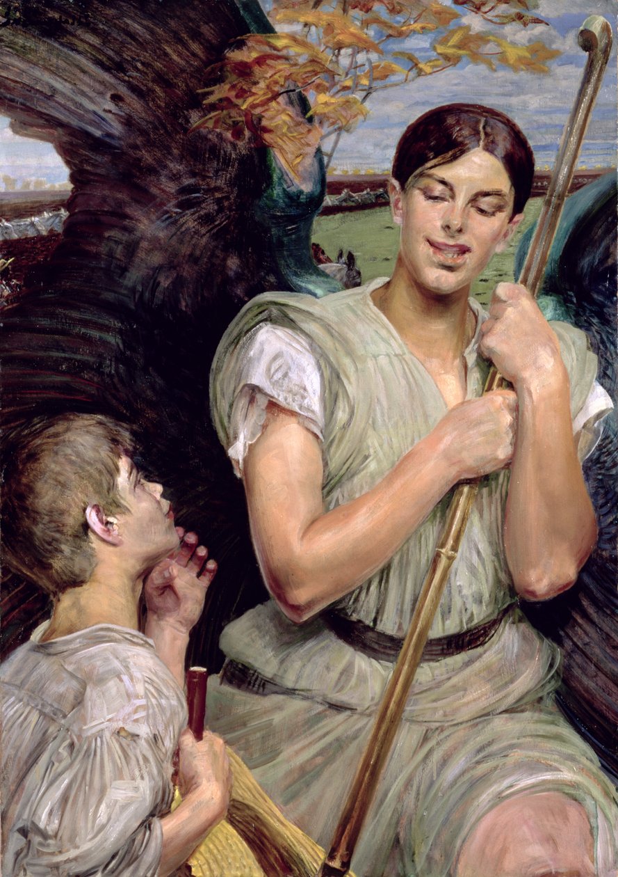 ملاك وشبرد ، 1911 بواسطة Jacek Malczewski
