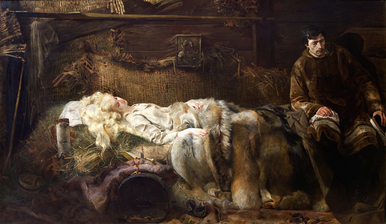 موت إيليناي بواسطة Jacek Malczewski