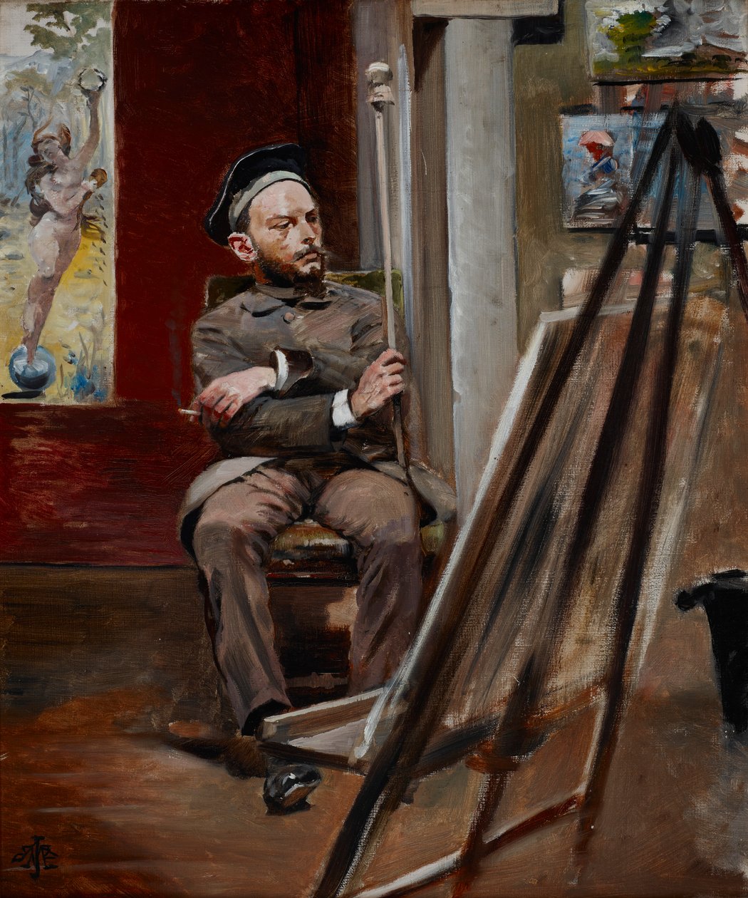 صورة ستانيسواف توندوس ، c.1902 (زيت على قماش) بواسطة Jacek Malczewski