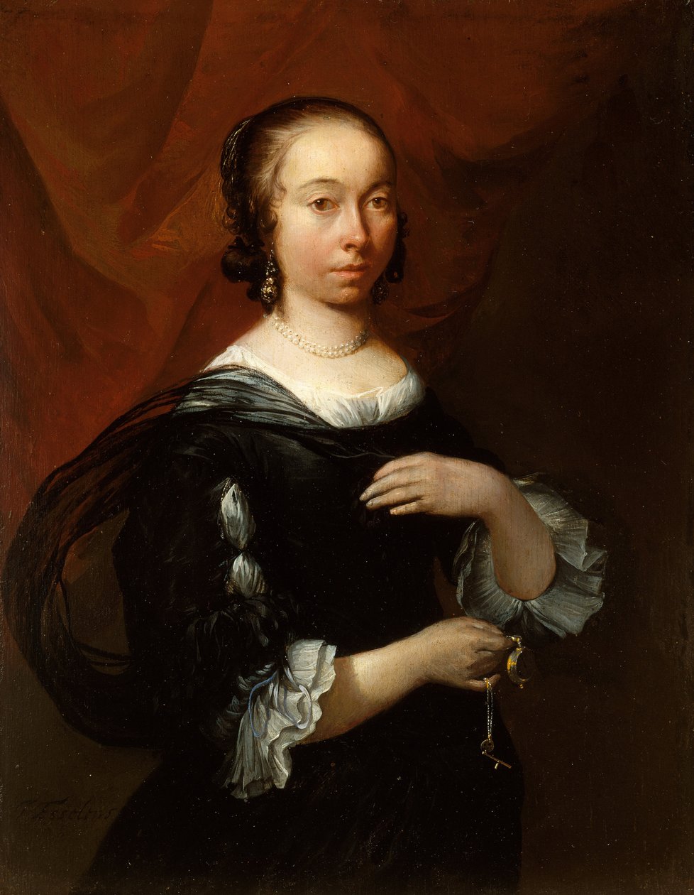 صورة سيدة ، c.1665-70 بواسطة يعقوب Esselens