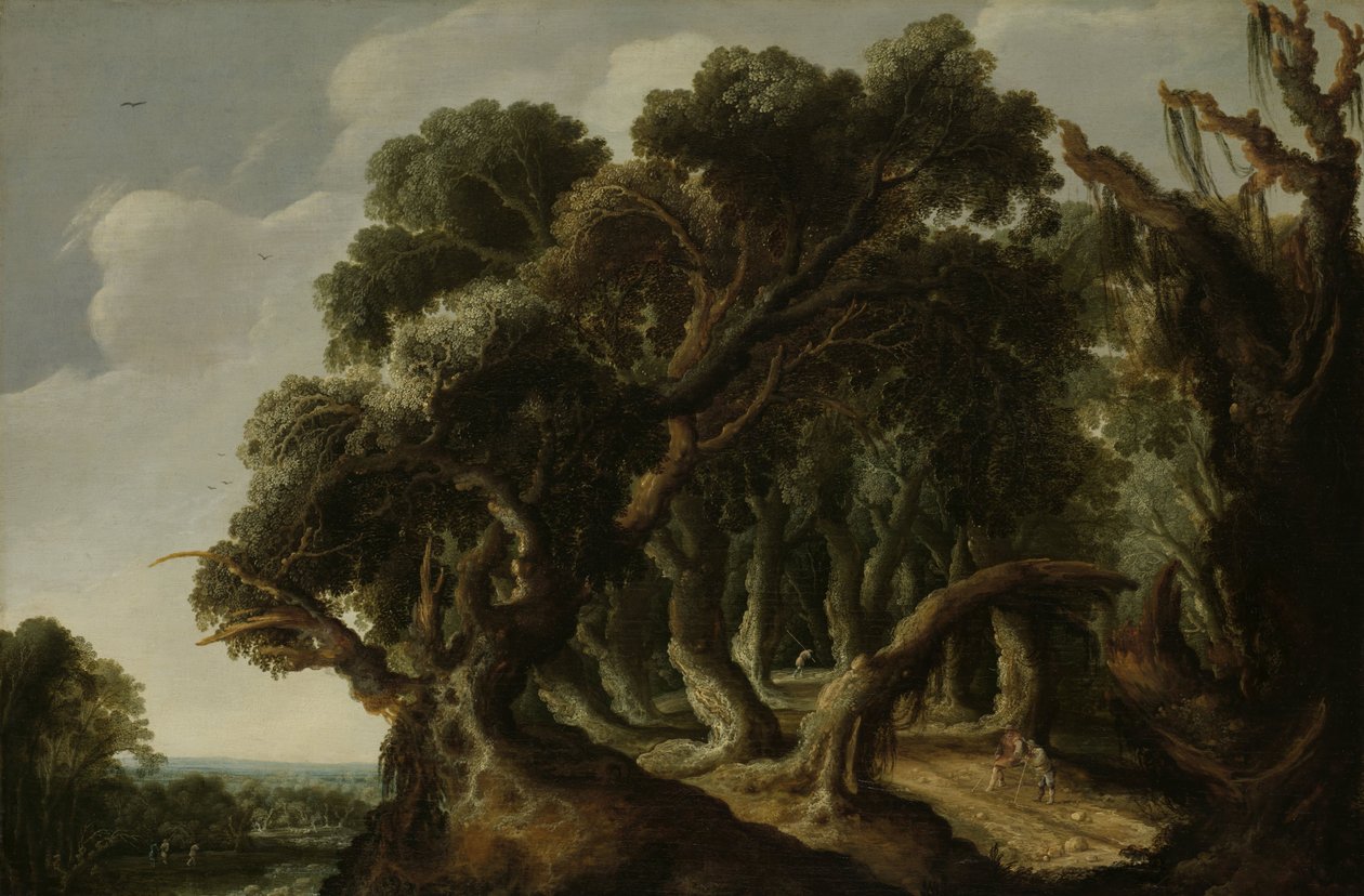 المناظر الطبيعية المشجرة ، ج .1633 بواسطة يعقوب فان جيل