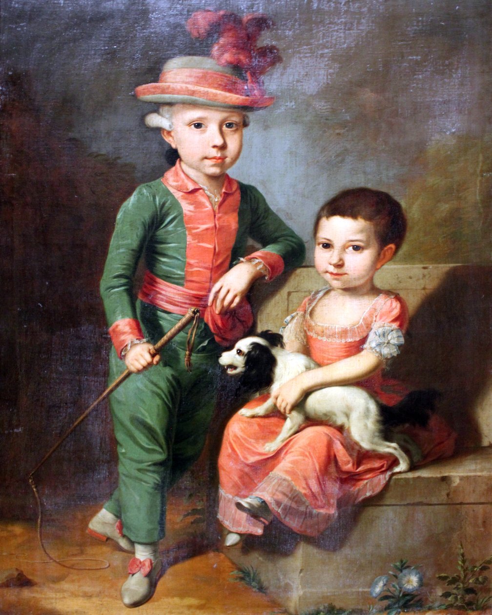 صورة يوهان جورج فون هولزهاوزن (1771-1846) وأخته هنرييت (1773-1834) بواسطة يوهان يعقوب تيشبين