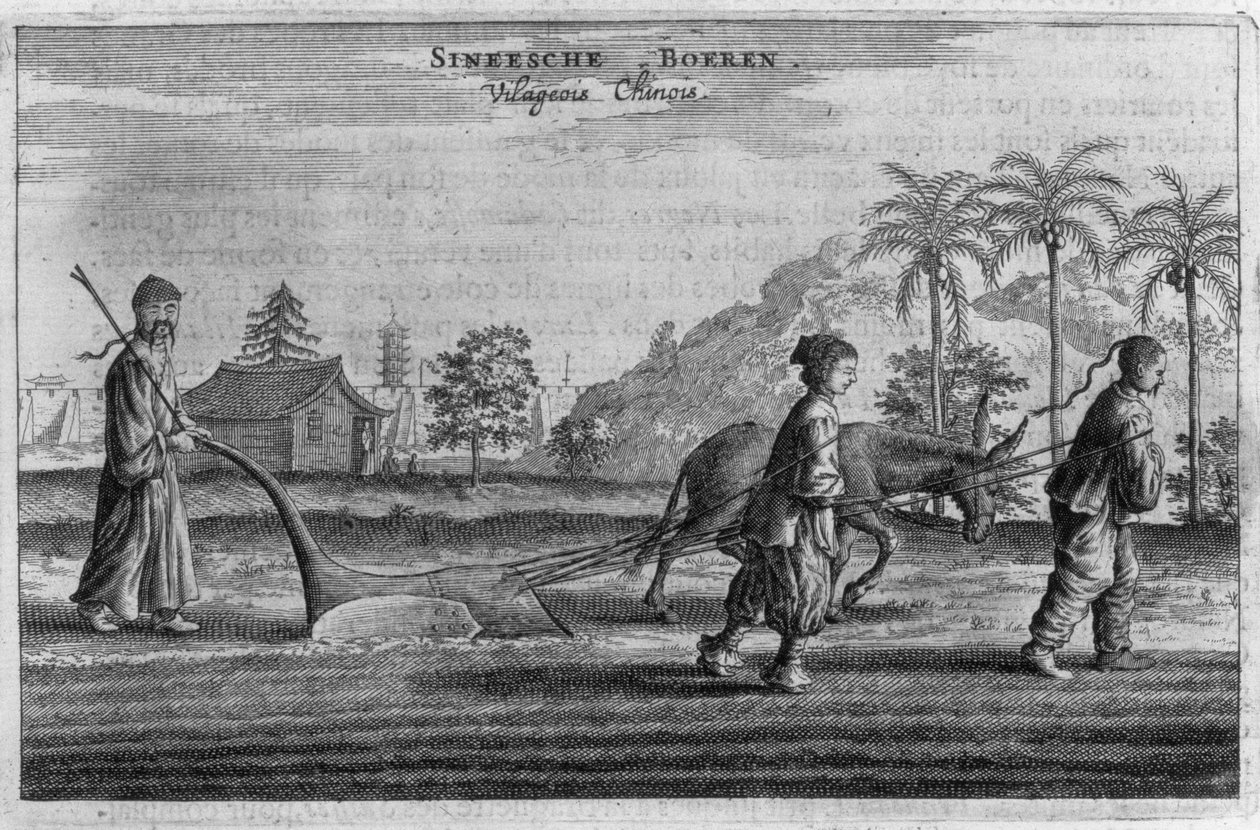 الفلاحون الصينيون ، وصف عام من حساب سفارة هولندية في الصين ، 1665 بواسطة يعقوب فان مورس
