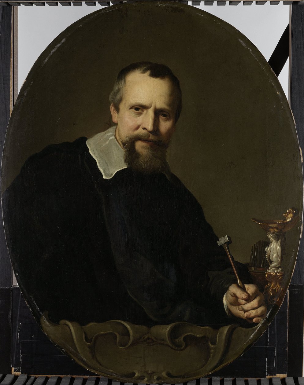 صورة يوهانس لوتما جان لوتما (1584 / 85-1669). أمستردام سيلفرسميث بواسطة جاكوب أدريانز. خباز