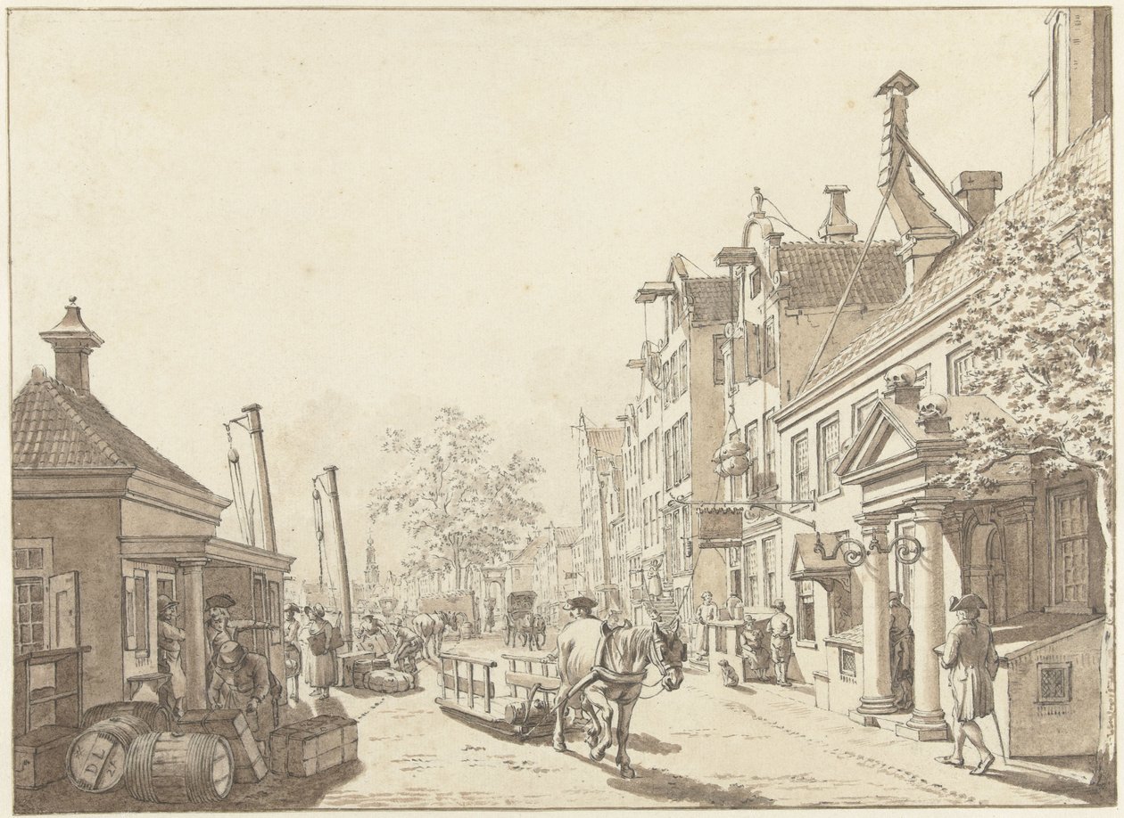 Rokin ، ينظر نحو دار سك العملة بواسطة جاكوب كاتس