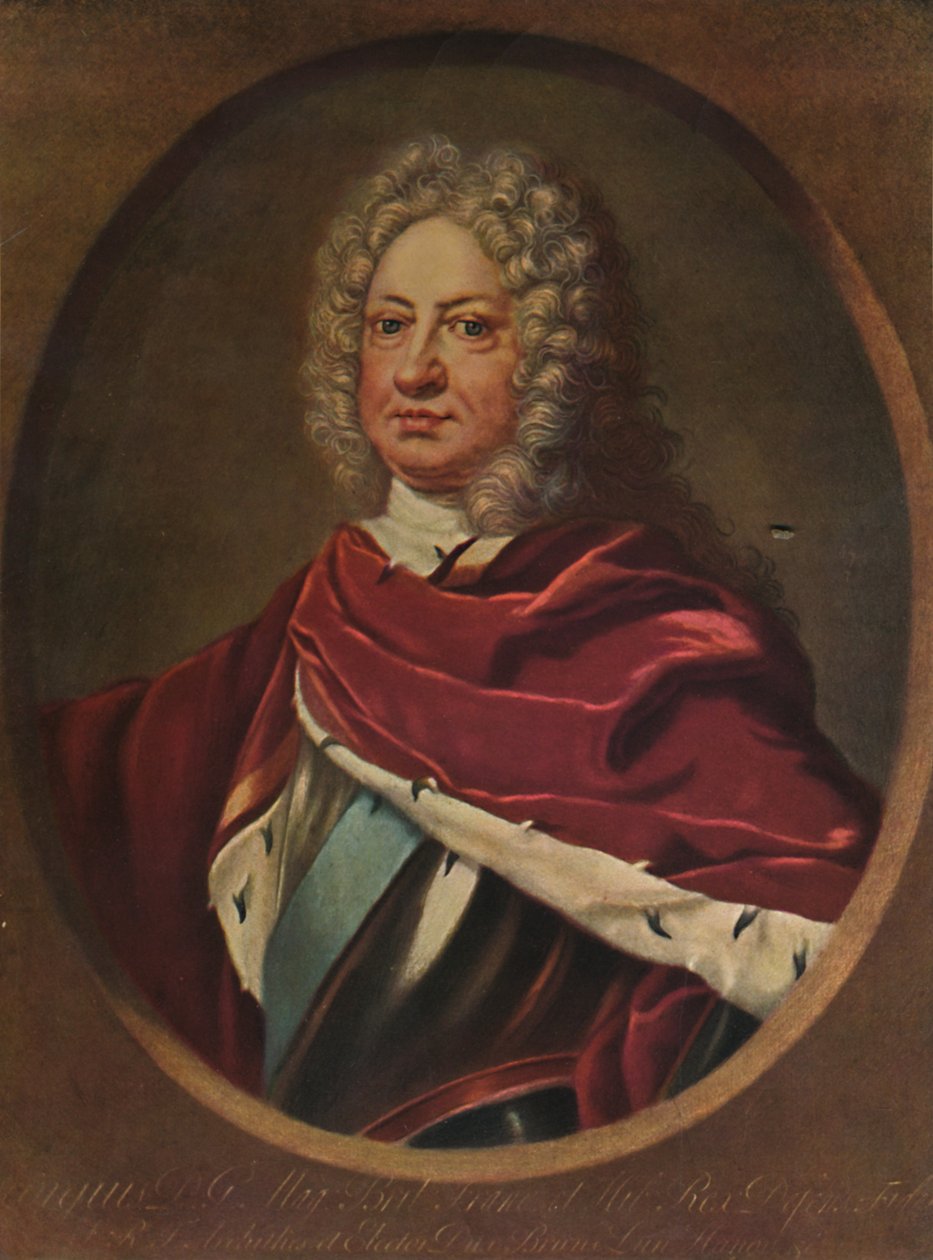 "جورج الثاني ملك إنجلترا" ، 1721-1724 ، 1913 بواسطة جاكوب كريستوف لو بلون