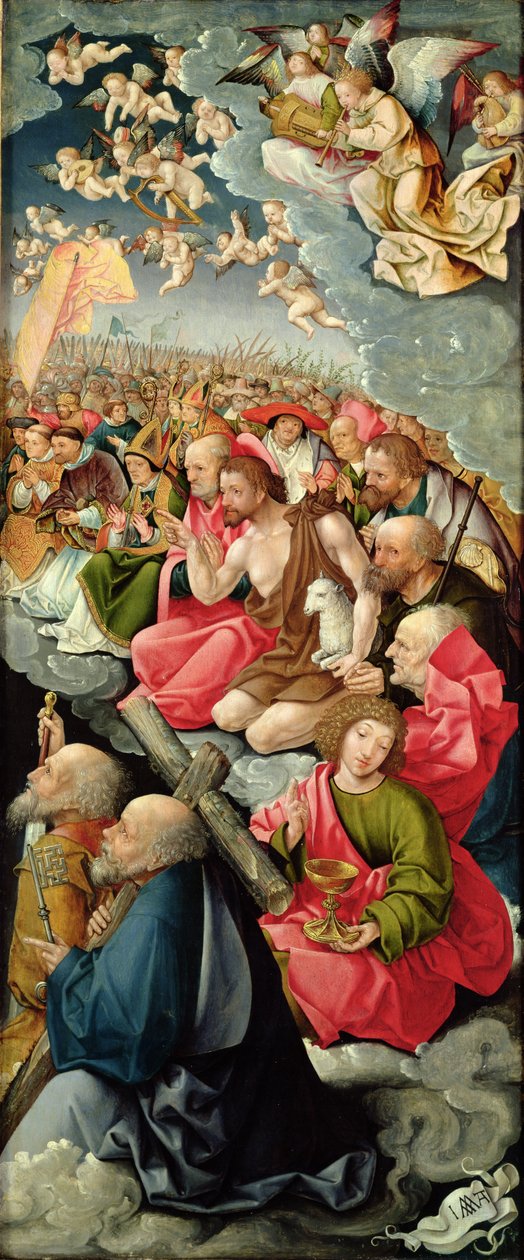 الجناح الأيمن من Triptych مع عشق الثالوث ، 1523 (انظر 242037 ، 242038 ، 242040) بواسطة جاكوب كورنيليز فان أوستسانين