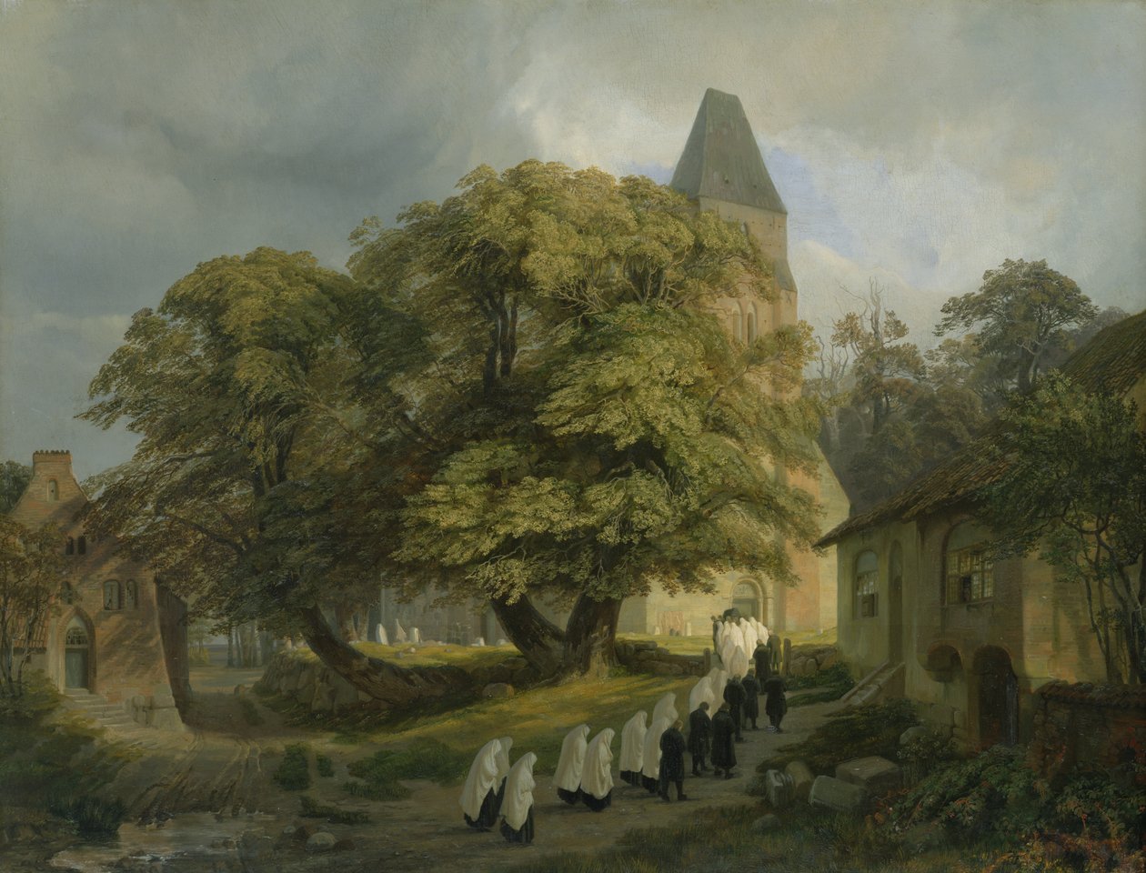 Elstorf Churchyard ، بالقرب من هامبورغ ، 1837 بواسطة جاكوب جينسلر